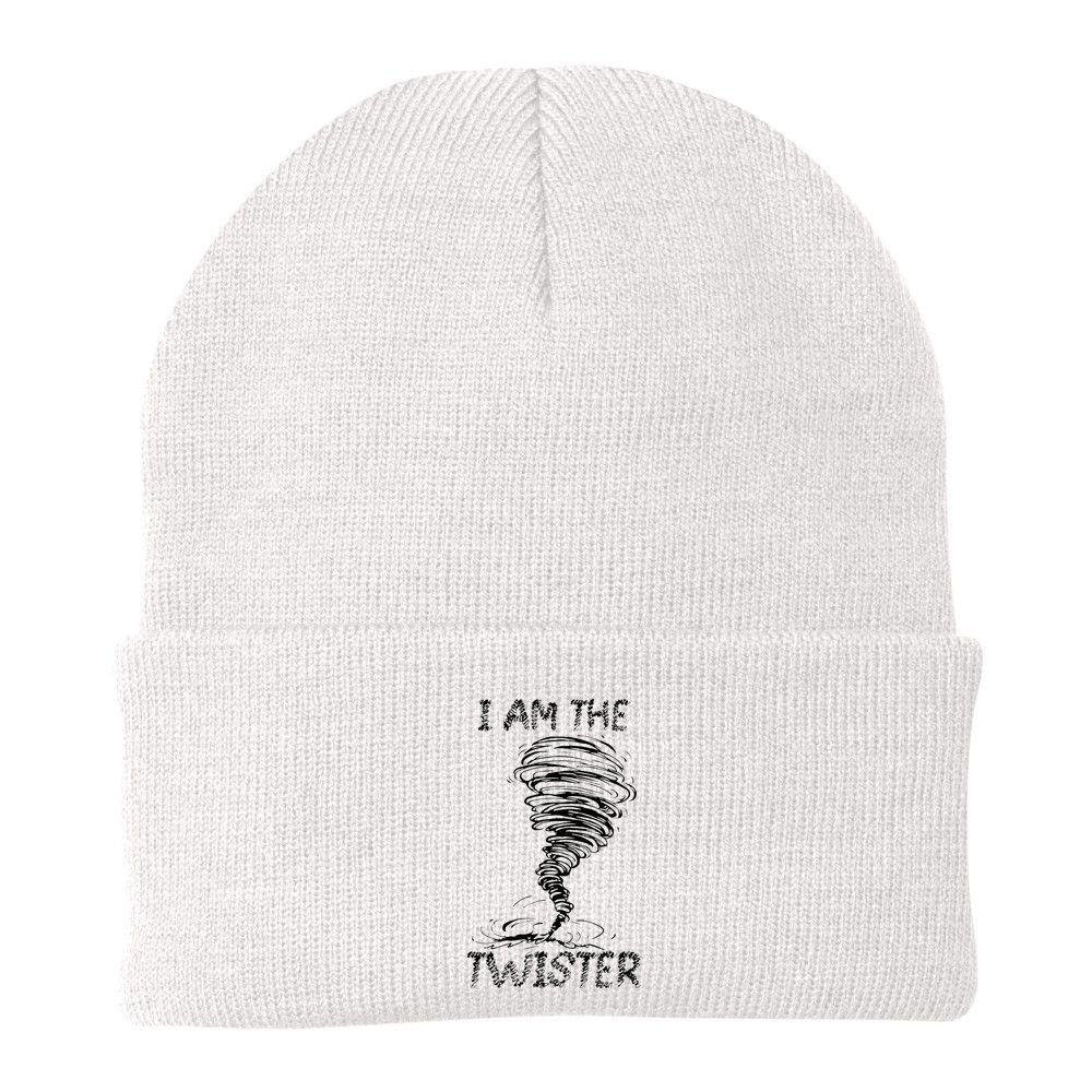 I Am The Twister Scary Storm Tornado Weather Costume Beanie