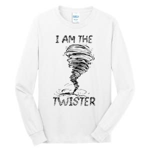 I Am The Twister Scary Storm Tornado Weather Costume Tall Long Sleeve T-Shirt