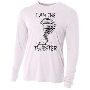 I Am The Twister Scary Storm Tornado Weather Costume Cooling Performance Long Sleeve Crew