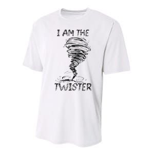 I Am The Twister Scary Storm Tornado Weather Costume Performance Sprint T-Shirt