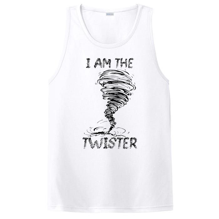 I Am The Twister Scary Storm Tornado Weather Costume PosiCharge Competitor Tank