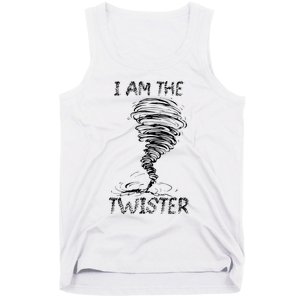 I Am The Twister Scary Storm Tornado Weather Costume Tank Top