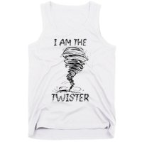 I Am The Twister Scary Storm Tornado Weather Costume Tank Top