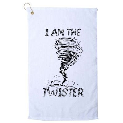I Am The Twister Scary Storm Tornado Weather Costume Golf Towel