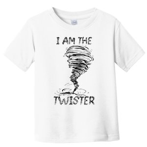 I Am The Twister Scary Storm Tornado Weather Costume Toddler T-Shirt