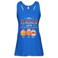 Im A Teacher With Eggstra Special Students Egg Happy Easter Great Gift Ladies Essential Flowy Tank