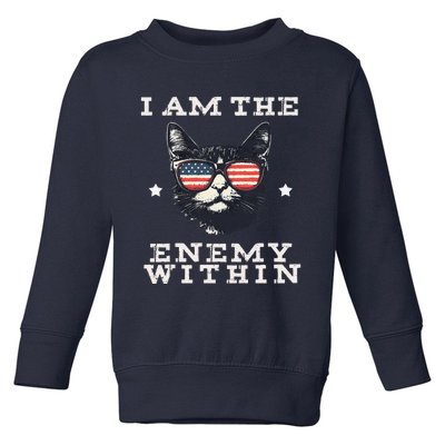 I Am The Enemy Within Harris 2024 Toddler Sweatshirt