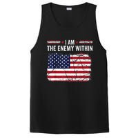 I Am The Enemy Within Funny Presidential Election 2024 PosiCharge Competitor Tank