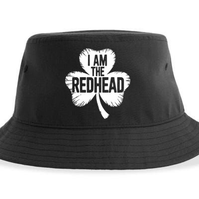 I Am The Redhead St Patricks Day Sustainable Bucket Hat