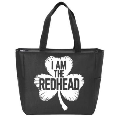 I Am The Redhead St Patricks Day Zip Tote Bag