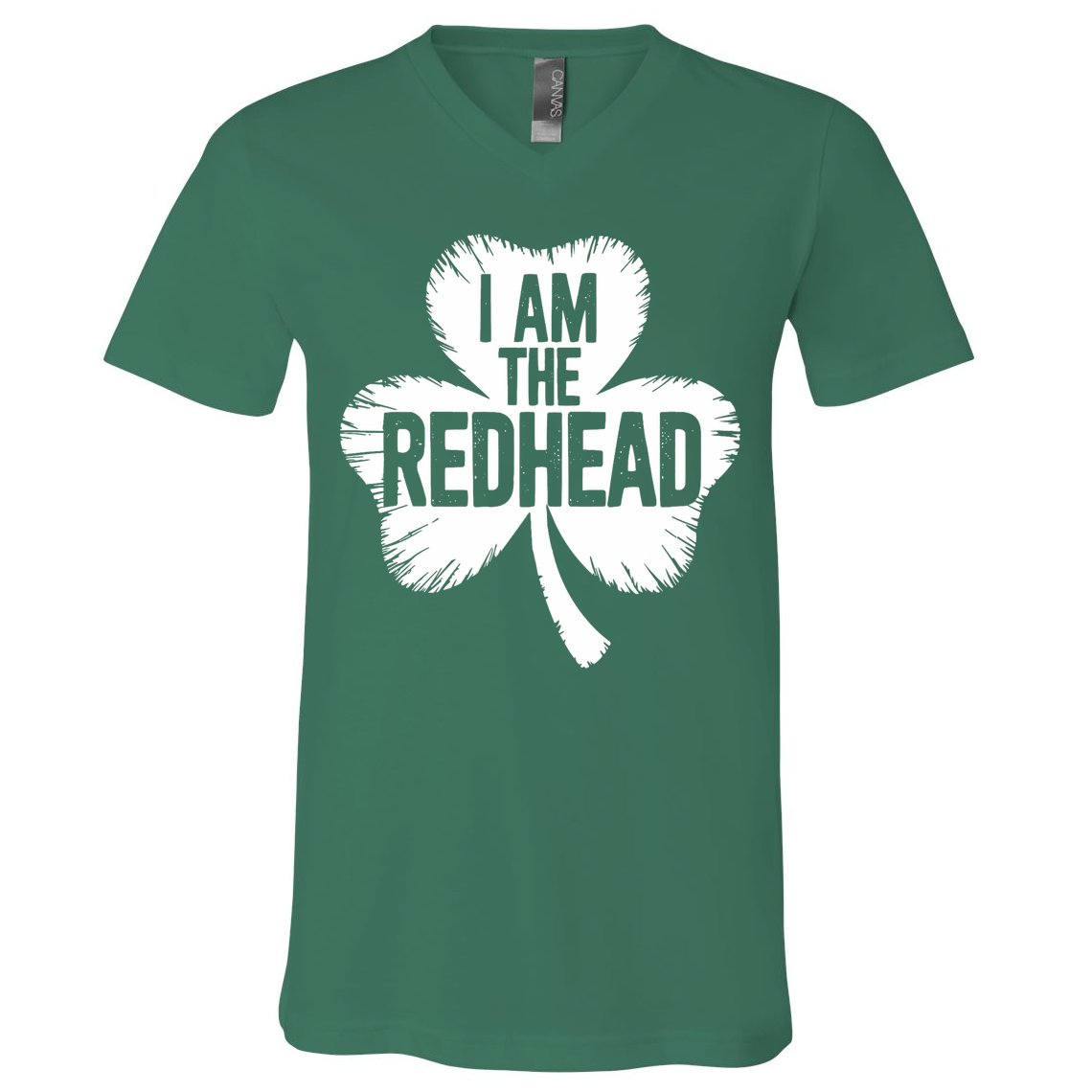 I Am The Redhead St Patricks Day V-Neck T-Shirt