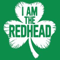 I Am The Redhead St Patricks Day Button