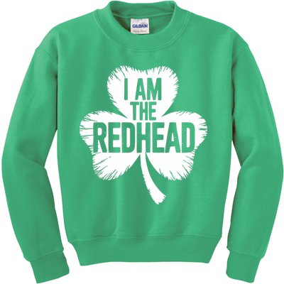 I Am The Redhead St Patricks Day Kids Sweatshirt