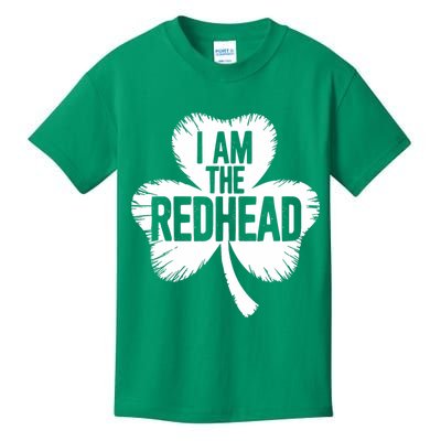 I Am The Redhead St Patricks Day Kids T-Shirt