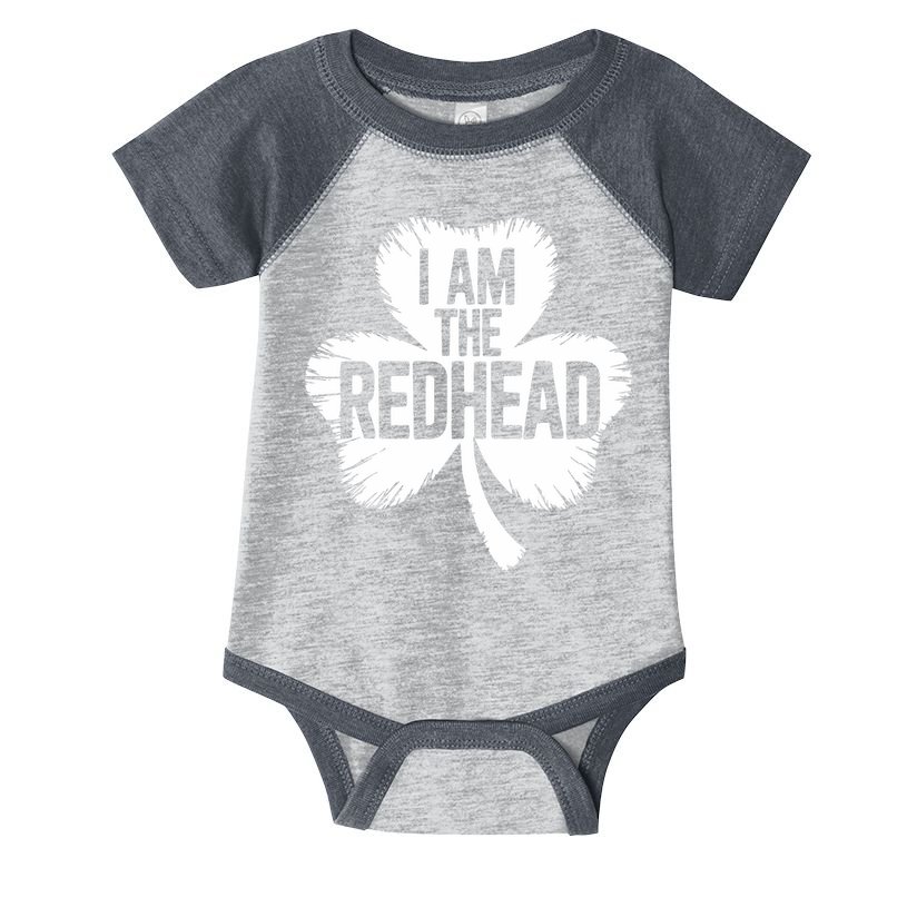 I Am The Redhead St Patricks Day Infant Baby Jersey Bodysuit