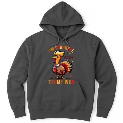 I Am Thankful That Trump Won Usa Thanksgiving Turkey Thanks Hoodie