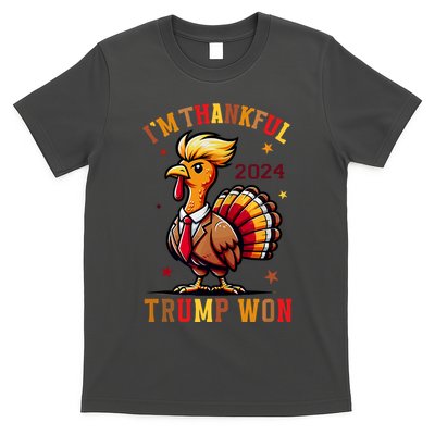 I Am Thankful That Trump Won Usa Thanksgiving Turkey Thanks T-Shirt