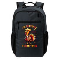 I Am Thankful That Trump Won Usa Thanksgiving Turkey Thanks Backpack