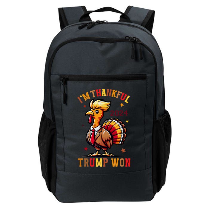 I Am Thankful That Trump Won Usa Thanksgiving Turkey Thanks Backpack