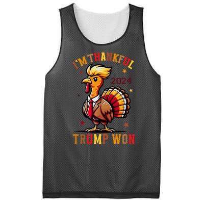 I Am Thankful That Trump Won Usa Thanksgiving Turkey Thanks Mesh Reversible Basketball Jersey Tank