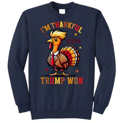 I Am Thankful That Trump Won Usa Thanksgiving Turkey Thanks Sweatshirt