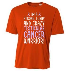 Im A Testicular Cancer Warrior! Testicular Cancer Awareness Gift Cooling Performance Crew T-Shirt