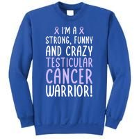 Im A Testicular Cancer Warrior! Testicular Cancer Awareness Gift Sweatshirt