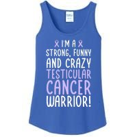 Im A Testicular Cancer Warrior! Testicular Cancer Awareness Gift Ladies Essential Tank