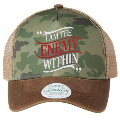 I Am The Enemy Within Legacy Tie Dye Trucker Hat