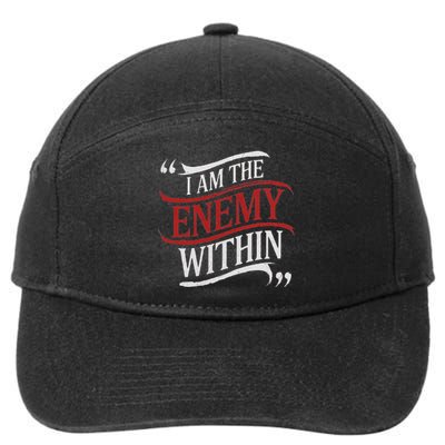 I Am The Enemy Within 7-Panel Snapback Hat