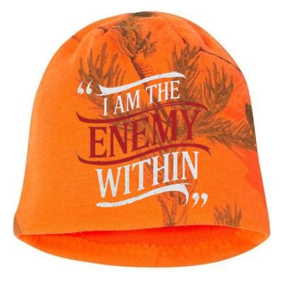 I Am The Enemy Within Kati - Camo Knit Beanie