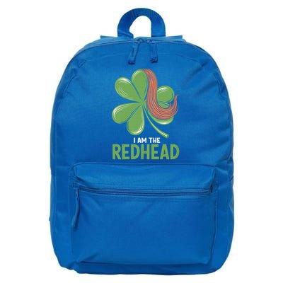 I Am The Redhead Dibs On The Redhead Funny St. Patricks Day  16 in Basic Backpack