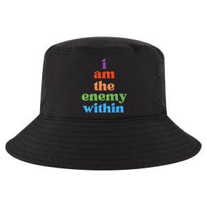 I Am The Enemy Within Vote For Kamala Anti Trump Cool Comfort Performance Bucket Hat