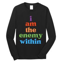 I Am The Enemy Within Vote For Kamala Anti Trump Long Sleeve Shirt