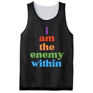 I Am The Enemy Within Vote For Kamala Anti Trump Mesh Reversible Basketball Jersey Tank