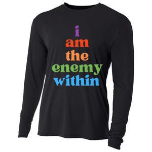 I Am The Enemy Within Vote For Kamala Anti Trump Cooling Performance Long Sleeve Crew