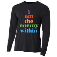 I Am The Enemy Within Vote For Kamala Anti Trump Cooling Performance Long Sleeve Crew