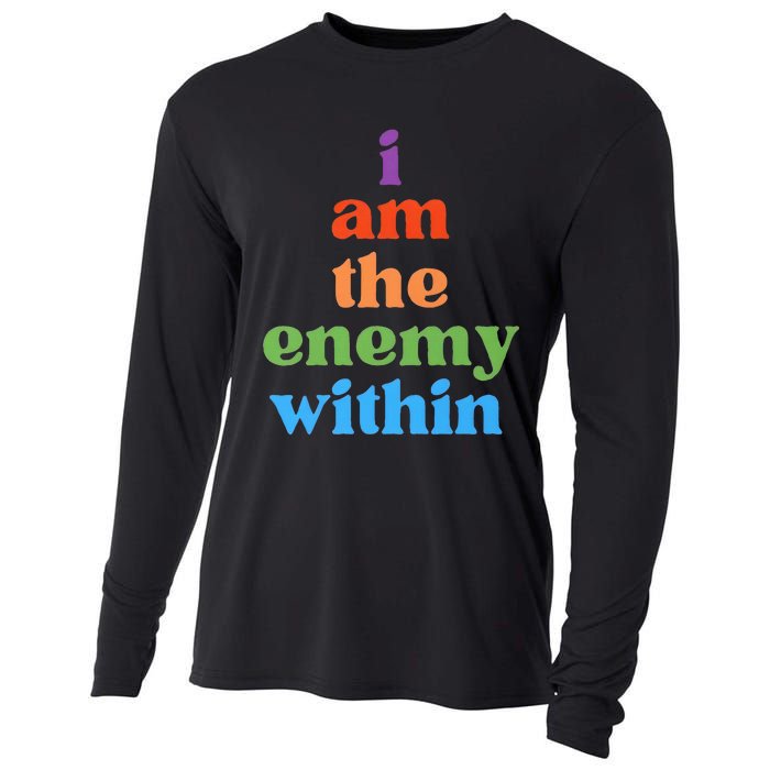 I Am The Enemy Within Vote For Kamala Anti Trump Cooling Performance Long Sleeve Crew