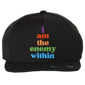 I Am The Enemy Within Vote For Kamala Anti Trump Wool Snapback Cap