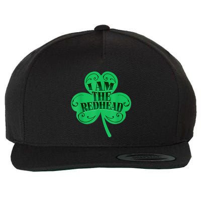 I Am The Redhead Dibs On The Redhead Funny St Patricks Day Wool Snapback Cap