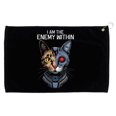 I Am The Enemy Within Grommeted Golf Towel