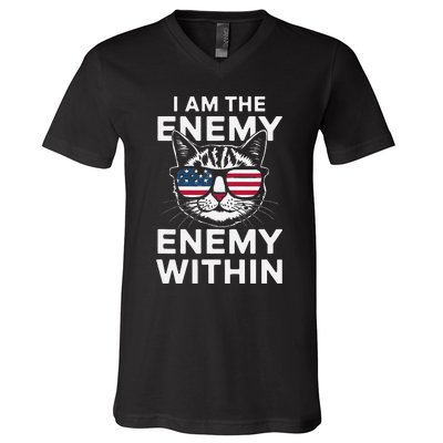 I Am The Enemy Within V-Neck T-Shirt