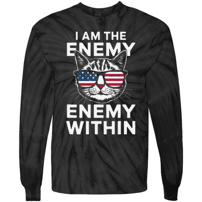 I Am The Enemy Within Tie-Dye Long Sleeve Shirt