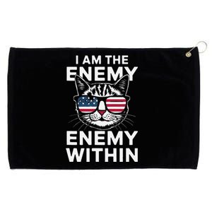 I Am The Enemy Within Grommeted Golf Towel