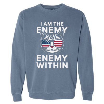 I Am The Enemy Within Garment-Dyed Sweatshirt