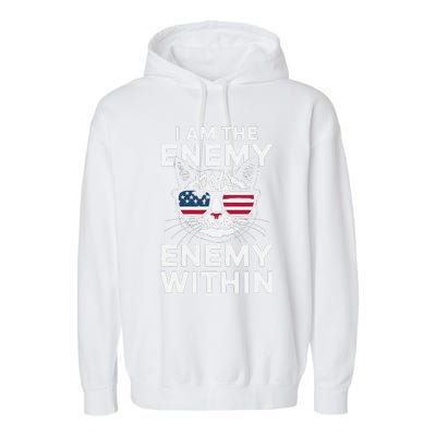 I Am The Enemy Within Garment-Dyed Fleece Hoodie