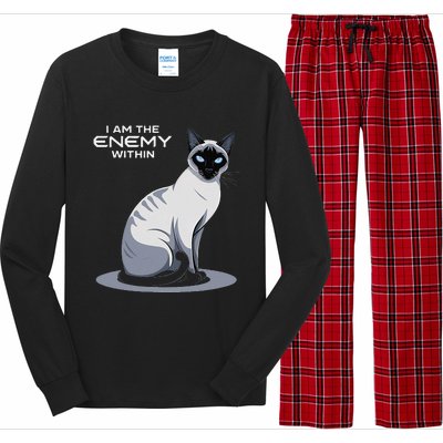 I Am The Enemy Within Long Sleeve Pajama Set