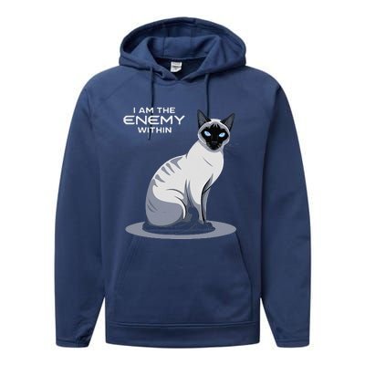 I Am The Enemy Within Performance Fleece Hoodie