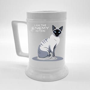 I Am The Enemy Within Beer Stein