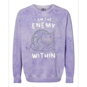 I Am The Enemy Within Colorblast Crewneck Sweatshirt